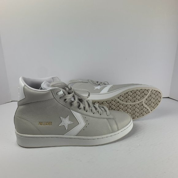 Converse Pro Leather Grey Suede White One Star - Picture 8 of 12